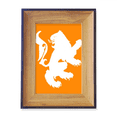 thumbnail image 1 of Divine Animals Abroad Ferocious Capability Bear Photo Frame Exhibition Display Art Desktop Painting, 1 of 3