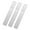Clear, variant on UDIYO 3Pcs Glass Nail File Cuticle Clean Polishing Frosting Manicure Buffer Strips
