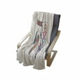 thumbnail image 4 of Tribal Soft Flannel Fleece Throw Blanket, Texas Longhorn Steer Cow Skull Style Colorful Feathers Hanging on Horns, Cozy Plush for Indoor and Outdoor Use, 50" x 70", Multicolor, by Ambesonne, 4 of 6