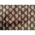 thumbnail image 5 of oneOone Cotton Cambric Mocha Brown Fabric Block Craft Projects Decor Fabric Printed By The Yard 42 Inch Wide, 5 of 5
