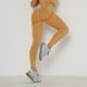 thumbnail image 5 of Pantalones de yoga elásticos de cintura alta para mujer - Leggings opacos con cintura en forma de V y efecto fruncido en los glúteos, 5 of 5