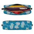 thumbnail image 2 of Rocae Sea Turtle for Pen and Marker Pouch with Zipper for Men and Women, Stationery Bag Pen Holder for Work and Office, 2 of 9
