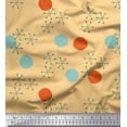 thumbnail image 1 of Soimoi polyester Crepe Fabric Geometric & Polka Dots Decor Fabric Printed Yard 42 Inch Wide, 1 of 3