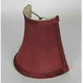 thumbnail image 2 of Urbanest Half Chandelier Shade, 2.5″ Top × 5″ Bottom × 5″ Slant Height – Replacement Lamp Shades for Chandelier, Pendant Light, Wall Sconce & Small Table Lamp, 1-Piece, Burgundy, 2 of 2