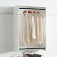 thumbnail image 5 of Devi White Freestanding Walk in Wood Closet System, 5 of 6