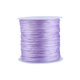 thumbnail image 2 of Cordón de nylon, 100m x 0.8mm Nylon Cordón de nudo de nylon Macrame Macrame Shamballa Cadena elástica para joyería que hace pulseras Barra de abalorios (púrpura claro) Decoración Hogareña Octpeak NO, 2 of 2