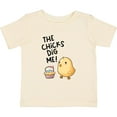 thumbnail image 3 of Inktastic The Chicks Dig Me Easter Baby Chick with Basket and Eggs Boys or Girls Baby T-Shirt, 3 of 5