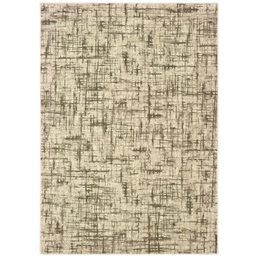 Sphinx Richmond Area Rug 802J3 Ivory Basketweave Crosshatch 1' 10" x  3' Rectangle