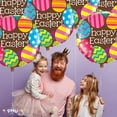 thumbnail image 6 of PMU Happy Easter Eggs and Chocolate 18 Inch Mylar Foil Balloon Pkg/10, 6 of 7
