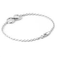 thumbnail image 2 of Galaxy Gold 14k Solid White Gold Infiniti Bracelet with Natural Diamonds, 2 of 4