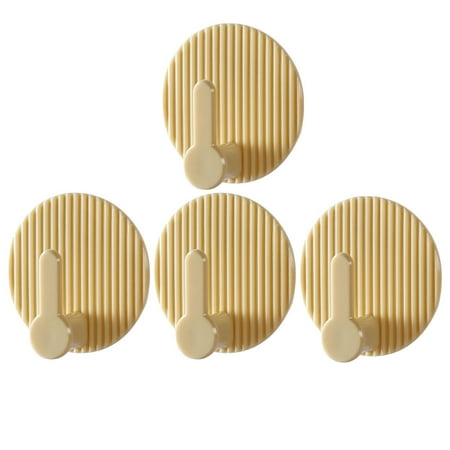 

4 Pcs Pack of Four Wall Adhesive Hooks Clothing Decorative for Modern Umbrellas Coat