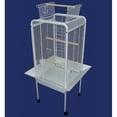 thumbnail image 2 of EF22 1/2" Bar Spacing Play Top Parrot Bird Cage - 22"x22" In White, 2 of 2