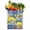 White-102, variant on Floral Lemon Canvas Tote Bag Summer Yellow Fruit Vintage Retro Cute Modern Pattern Print Design Lightweight Reusable Foldable Eco-Friendly Shopping Tote
