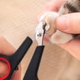 thumbnail image 4 of Professional Pet Nail Clippers with Curved Cutter Head, Ergonomic Grooming Scissors for Small Animals, Safe Claw Trimmer Device for Kittens Puppies Rabbits Birds & Parrots, 4 of 5