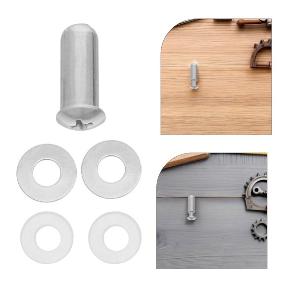 PTOOTP 1Jgo Kit De Eje Metálico Con Soporte Para Molinillo Y Procesador De Plata