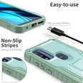 thumbnail image 2 of ExoGuard For Moto G Pure 2021 Case, Phone Case with Screen Protector and Kickstand (Green), 2 of 7