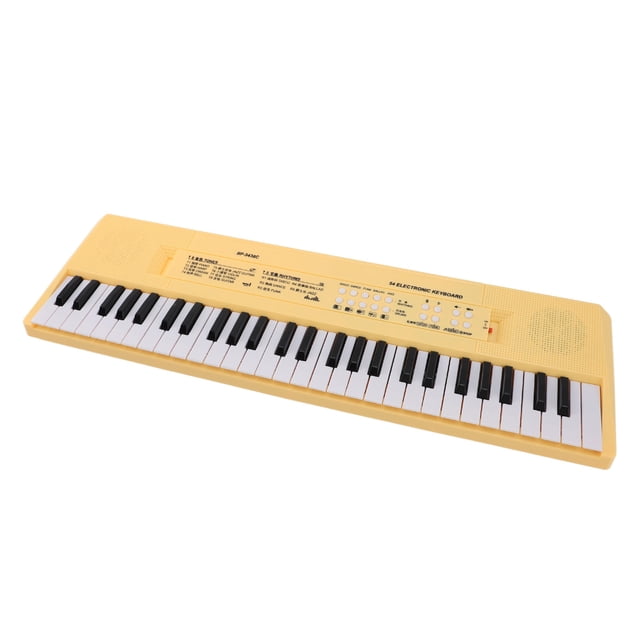 54 Key Electronic Keyboard Piano, Portable Kids Piano with Microphone, USB or Battery Powered, Music Intelligence Toy for Children