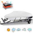 thumbnail image 1 of Cubierta para barco HAHASOLE 20-22 pies impermeable de alta resistencia 1200D PU, 1 of 6