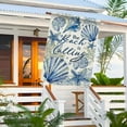 thumbnail image 6 of Dyrenson Summer Take Me To The Beach Decorative Garden Flag, Coastal Seahorse Starfish Conch Coral Yard Outside Home Decoration, Spring Anemone Burlap Outdoor Small Decor Double Sided 12 x 18, 6 of 6