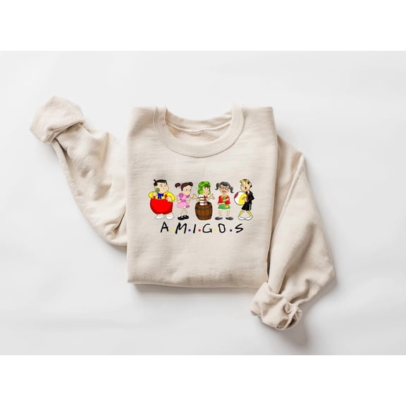 Amigos Shirt, Chavo Shirt, Birthday Shirt, For Birthday, Chavo del Ocho Amigos Tee Tshirt All Size S-5XL