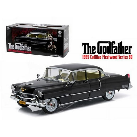 Greenlight 12949 1955 Cadillac Fleetwood Series 60 Special The Godfather Movie 1972 1-18 Voiture Miniature Moulée sous Pression