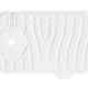 thumbnail image 3 of Almohadilla de drenaje de silicona para fregadero de encimera, protección contra salpicaduras, utensilios de cocina (blanco) Ehuebsd  Libre de BPA, 3 of 6