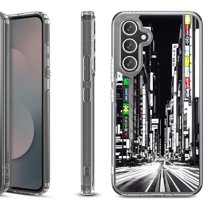Shockproof Protective Phone Case Cover for Samsung Galaxy S25 FE, by OneToughShield - Tokyo Night