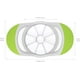 thumbnail image 4 of Apple Slicer Fruit Slicer for Apples/Pears - Apple Divider & Corer with Stainless Steel Blades/Ergonomic Handle Green, White, 4 of 5