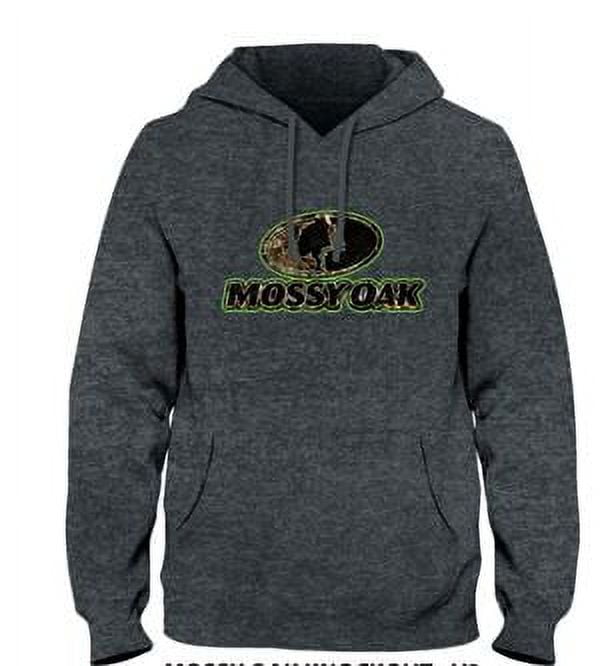 Mossy Oak Charcoal Knockout V2 Men Graphic Hoodie, L