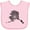 AD-Pink, variant on Inktastic Alaska Silhouette Mandala Boys or Girls Baby Bib