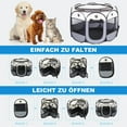 thumbnail image 3 of Wintfarm Portable Pet Playpen, Dog Playpen Foldable Pet Exercise Pen Tents Cat House Playground for Puppy Kitten Indoor Outdoor Travel Camping Use, 3 of 7