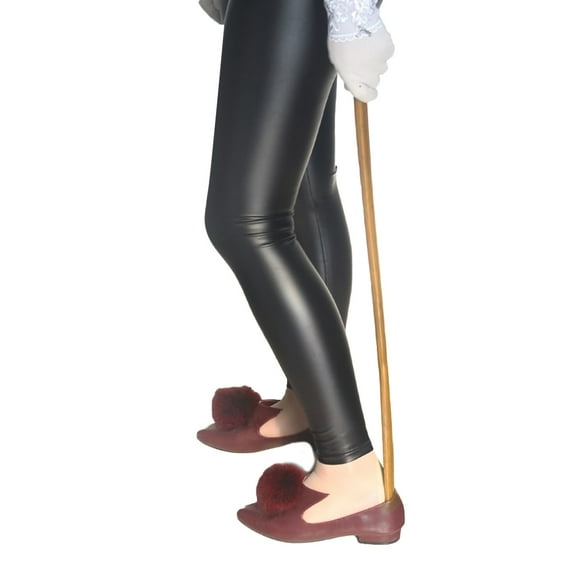 SEWCHICS Boot Puller Shoe Horn Ergonomic Design Wooden Beige 1Pack