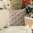 thumbnail image 2 of EazyTech 2-Pack Soft Fluffy 3D Christmas Tree Pillow Covers 18x18 Inch for Sofa Couch Living Room Winter Holiday Decor​​ (Begie), 2 of 5
