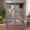 grey, variant on Wooden Catio Outdoor Cat Enclosure Large Cat House for Mulitiple Cats Walk ,Indoor 4 Tier Cat Enclosures House , Outdoor Cat Catio with Waterproof Cover,Ramp
