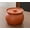 Earthenware, variant on Cute Mini Kitchen Clay Cooking Pot - Traditional Ceramic Pot with Lid for Healthy Cooking - Multipurpose Cooking Pot Use for Home Kitchen or Restaurant 0.6 Quarts-Small