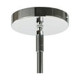 thumbnail image 3 of JONATHAN Y Homer 13" 1-Light Modern Industrial Iron LED Dome Pendant, Chrome/White, 3 of 10