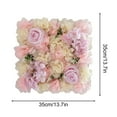 thumbnail image 4 of Artificial Flower Wall Panel 5D Silk Rose Backdrop for Wedding Decoration Modular Flower Wall for Events Photography Reusable Artificial Rose Wall for Party Background Decor, 4 of 4