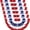 1.5x3FT 6 Pack, variant on 6 Pack Heritage American Flag Bunting 3 x 6 FT - 4th of July Patriotic Decorations, USA Pleated Bunting Fan Flags, Red White & Blue Patriotic Half Fan Banner Outdoor Decor for 250th Independence Day