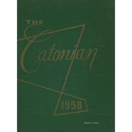 (Custom Reprint) Yearbook: 1958 Catonsville High School - Catonian Yearbook (Baltimore, MD)