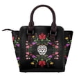 thumbnail image 2 of Sugar Skull Rivet Fashion One-Shoulder Women's Handbag Tote Bag, 2 of 6