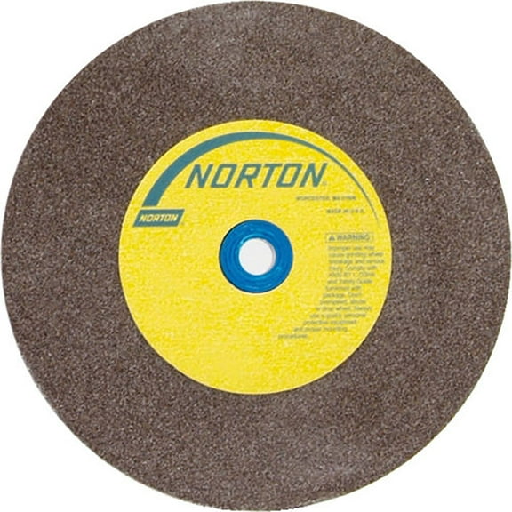 Norton Abrasives Grinding Wheel, T1, 7x1x1, AO, 60/80G, Brown 07660788270