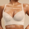 thumbnail image 5 of Shapedly Bra Shapedly Back Smoothing Bra Hide Back Full Back Coverage Deep Cup Bra, 5 of 6