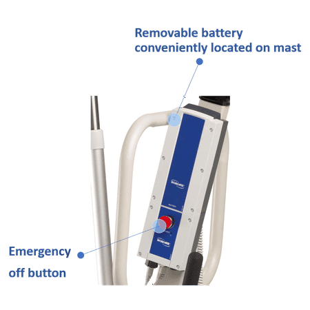 Invacare Reliant Battery-Powered Patient Lift, 450 lb. Weight Capacity, RPL450-1