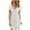 White, variant on gakvbuo Summer Dress For Women V Neck Ruffle Short Sleeve T-Shirt Dresses Sun dress Button Down Elastic Waist Swing Dresses Button Up Midi Dress Beach Dress Sundress A-Line Short Dresses