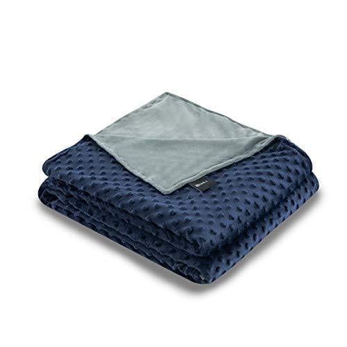 Quility Premium Weighted Blanket With Soft Cotton Cover, 60"x80", 20