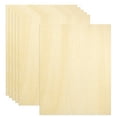 thumbnail image 1 of Hojas de Madera de Tilo Uxcell 12 x 18 x 1/8 Pulgadas Paneles de Madera Livianos/Duraderos para Pintura, Casa de Muñecas, 6 Pcs, 1 of 7
