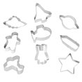 thumbnail image 4 of 9 Pcs Outer Space Baking Mould Cookie Mold Creative Biscuit Stainless Mould, 4 of 8