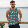 thumbnail image 6 of Rateoe Medical Elements Pattern Sleeveless Gym Shirt Muscle Tee Breathable Workout Shirt Slim-Fit Tank Quick Dry Fit Muscle Tank Top Bodybuilding Sleeveless T Shirt-Medium, 6 of 7