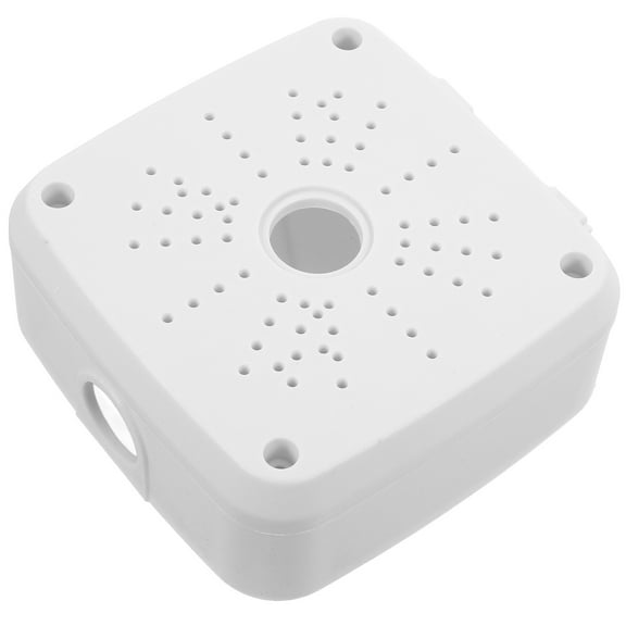 Outdoor Security Camera Mount Monitoring Storage Box 13.00X13.00X5.00CM White