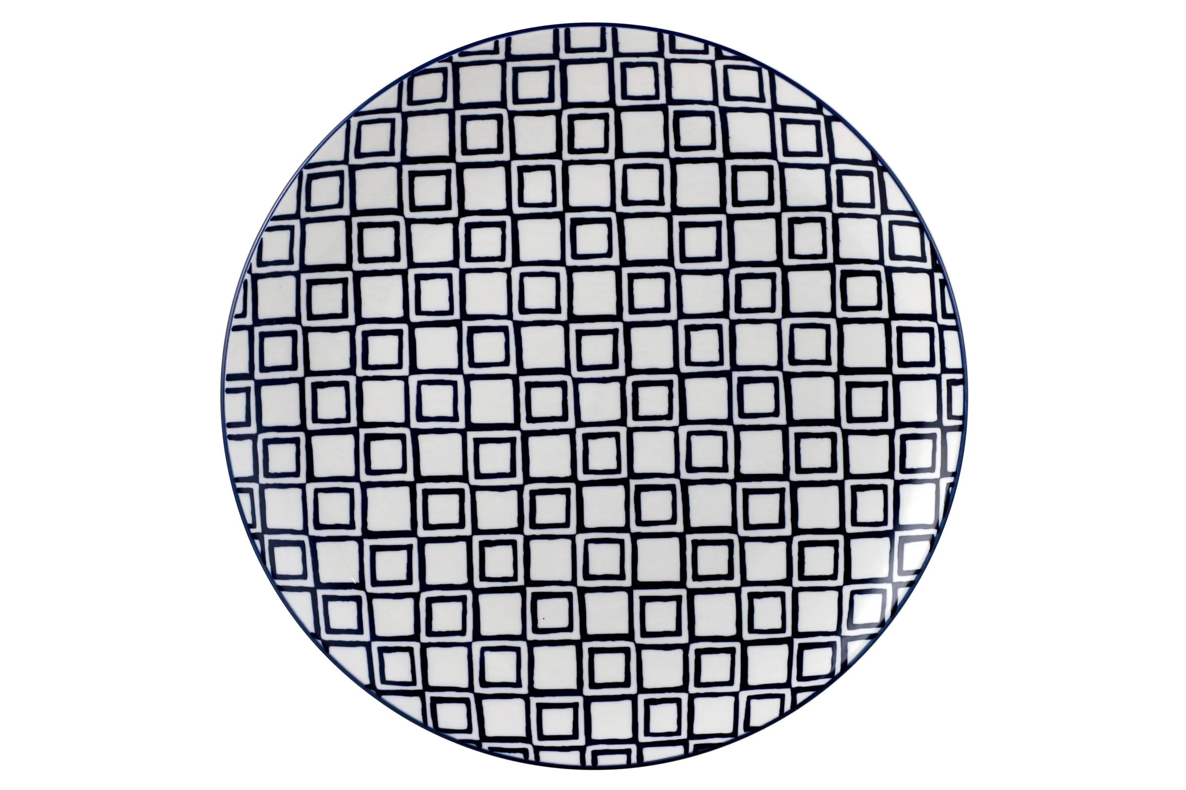 Mainstays Chiara Stoneware Round Dinner Plates, 4 Piece Set, 10.5 in